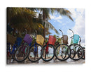 Bicicletas en la playa de Mahahual - Luis Rodrigo Magaña Andrade | Cuadro decorativo de Canvas Lab