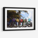 Bicicletas en la playa de Mahahual - Luis Rodrigo Magaña Andrade | Cuadro decorativo de Canvas Lab