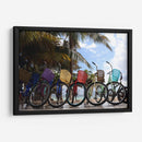 Bicicletas en la playa de Mahahual - Luis Rodrigo Magaña Andrade | Cuadro decorativo de Canvas Lab