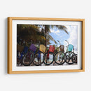 Bicicletas en la playa de Mahahual - Luis Rodrigo Magaña Andrade | Cuadro decorativo de Canvas Lab