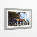 Bicicletas en la playa de Mahahual - Luis Rodrigo Magaña Andrade | Cuadro decorativo de Canvas Lab