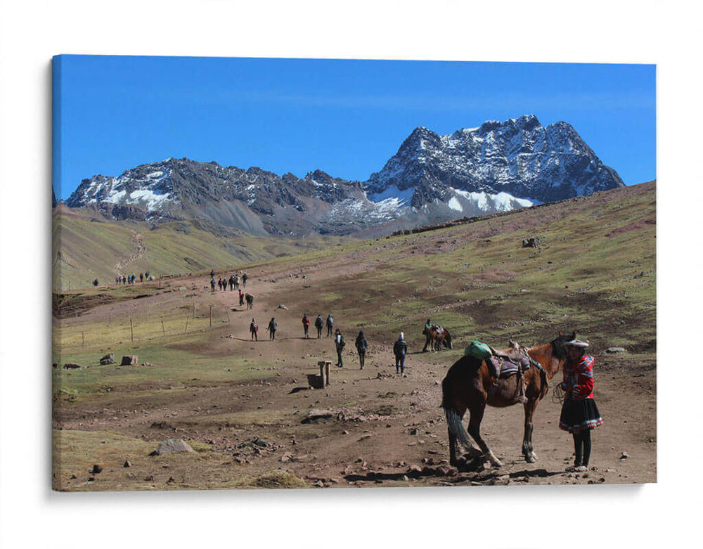 Camino a la montaña de colores - Luis Rodrigo Magaña Andrade | Cuadro decorativo de Canvas Lab