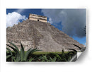 La pirámide del castillo en Chichén Itzá - Luis Rodrigo Magaña Andrade | Cuadro decorativo de Canvas Lab