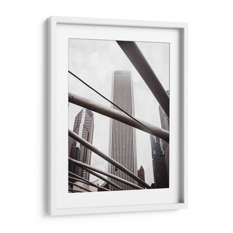 Chicago Monotone Iii - Sonja Quintero | Cuadro decorativo de Canvas Lab