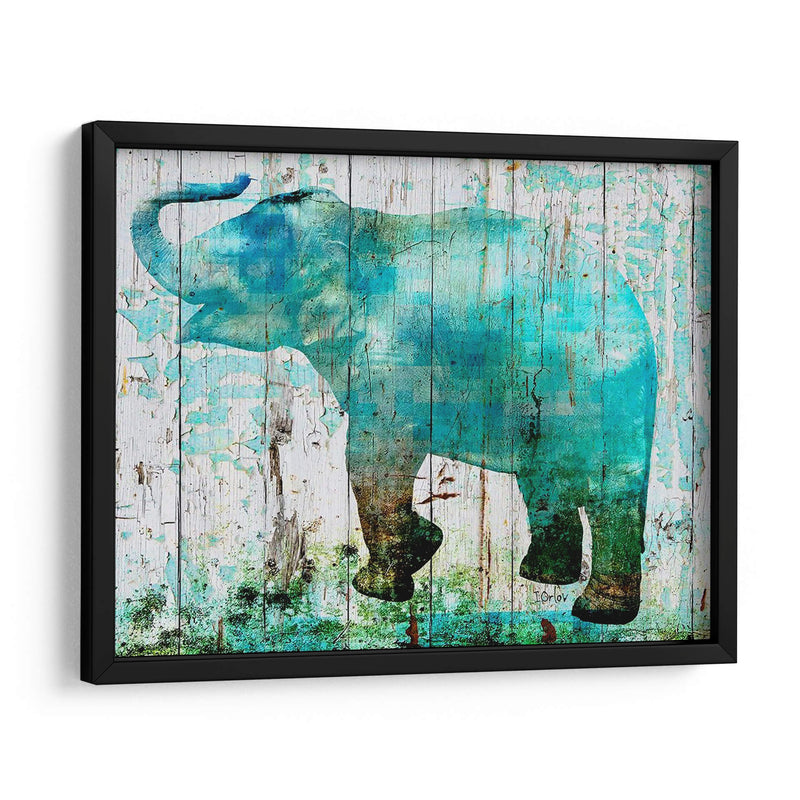 Elefante Azul - Irena Orlov | Cuadro decorativo de Canvas Lab