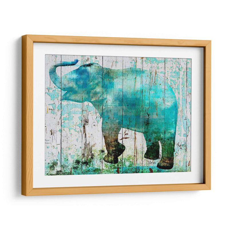 Elefante Azul - Irena Orlov | Cuadro decorativo de Canvas Lab