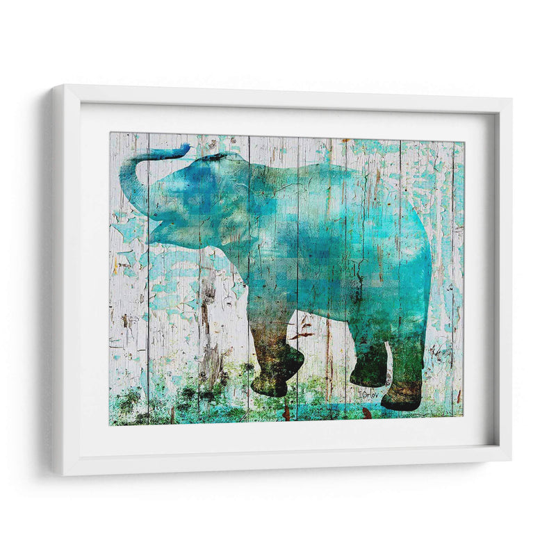 Elefante Azul - Irena Orlov | Cuadro decorativo de Canvas Lab