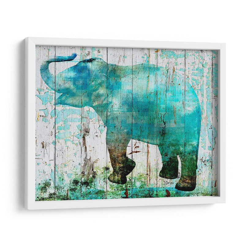 Elefante Azul - Irena Orlov | Cuadro decorativo de Canvas Lab