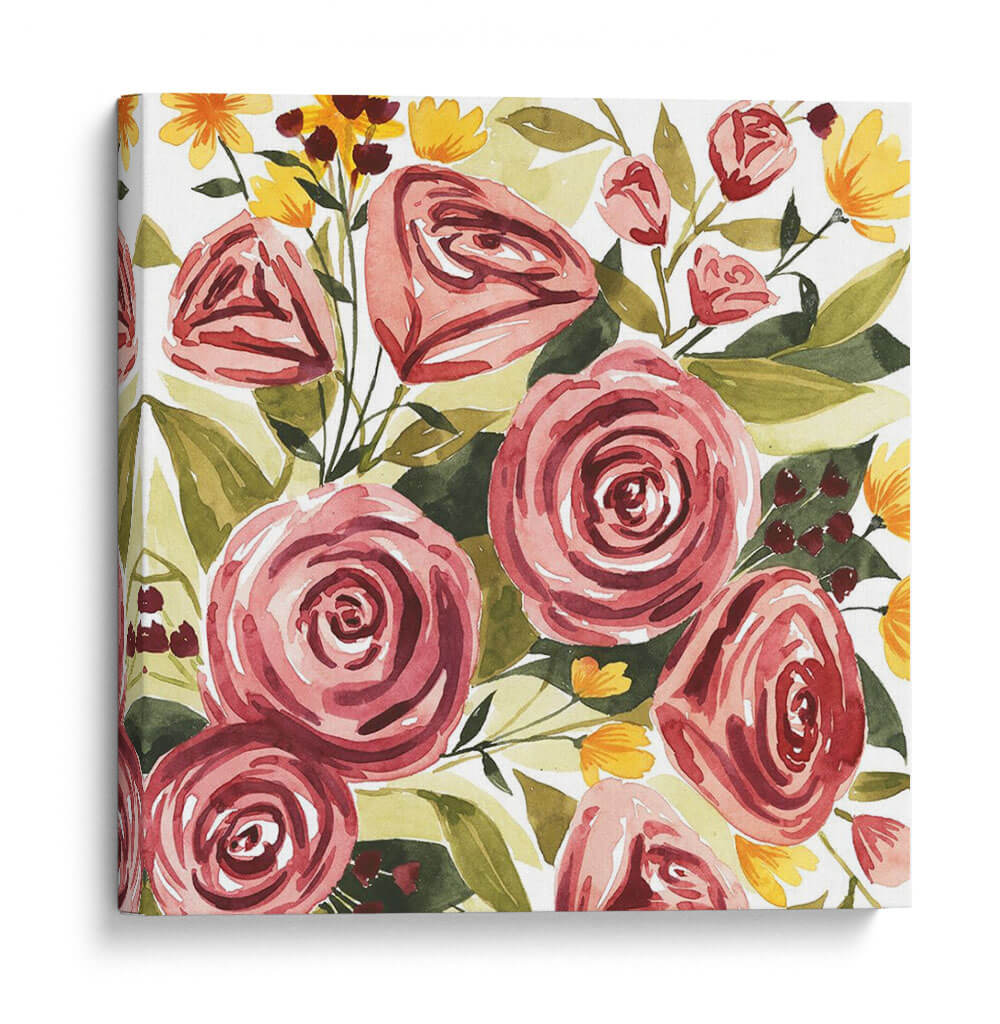 Rouge Bouquet Ii - Grace Popp | Cuadro decorativo de Canvas Lab