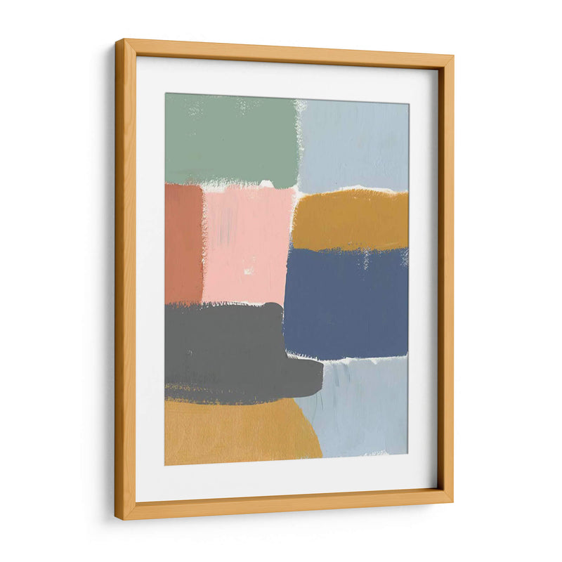 Bloque De Color Silenciado I - Jennifer Goldberger | Cuadro decorativo de Canvas Lab