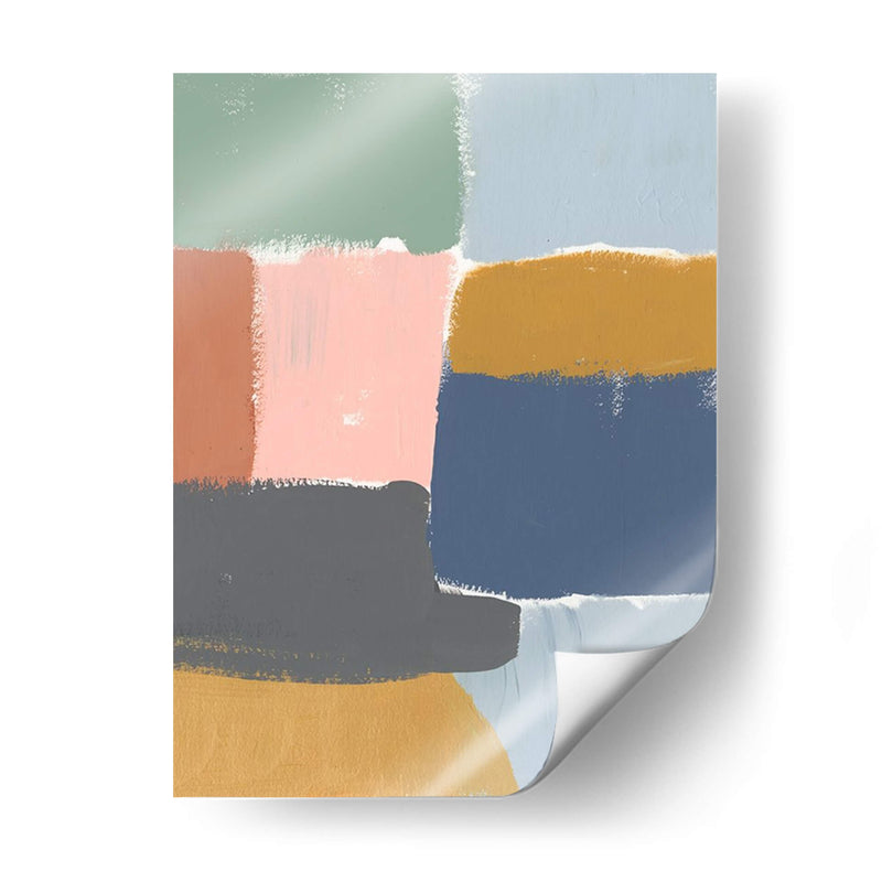 Bloque De Color Silenciado I - Jennifer Goldberger | Cuadro decorativo de Canvas Lab