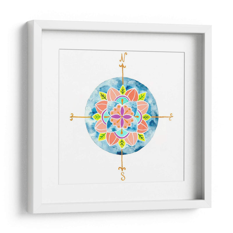 Mandala Azul I - Rebekah Ewer | Cuadro decorativo de Canvas Lab