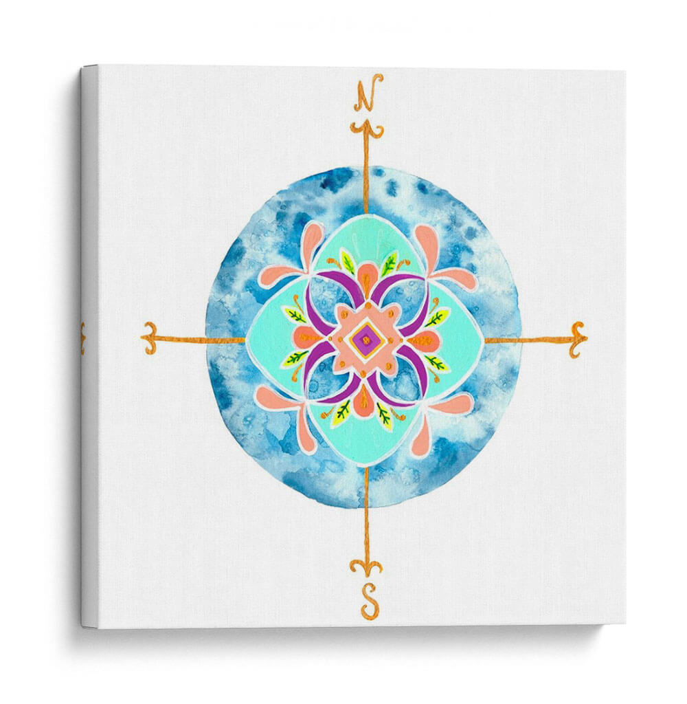 Mandala Azul Ii - Rebekah Ewer | Cuadro decorativo de Canvas Lab