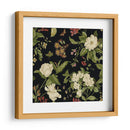 Jardín Floral En Negro I | Cuadro decorativo de Canvas Lab