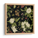 Jardín Floral En Negro I | Cuadro decorativo de Canvas Lab