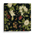 Jardín Floral En Negro Ii | Cuadro decorativo de Canvas Lab