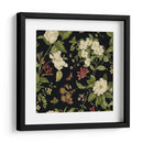 Jardín Floral En Negro Ii | Cuadro decorativo de Canvas Lab