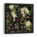 Jardín Floral En Negro Ii | Cuadro decorativo de Canvas Lab