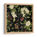 Jardín Floral En Negro Ii | Cuadro decorativo de Canvas Lab