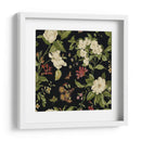 Jardín Floral En Negro Ii | Cuadro decorativo de Canvas Lab