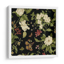 Jardín Floral En Negro Ii | Cuadro decorativo de Canvas Lab