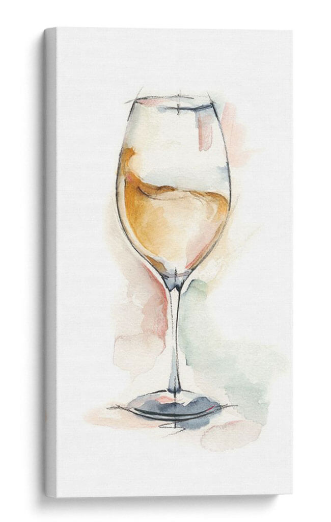 Estudio De Copa De Vino Ii - Ethan Harper | Cuadro decorativo de Canvas Lab