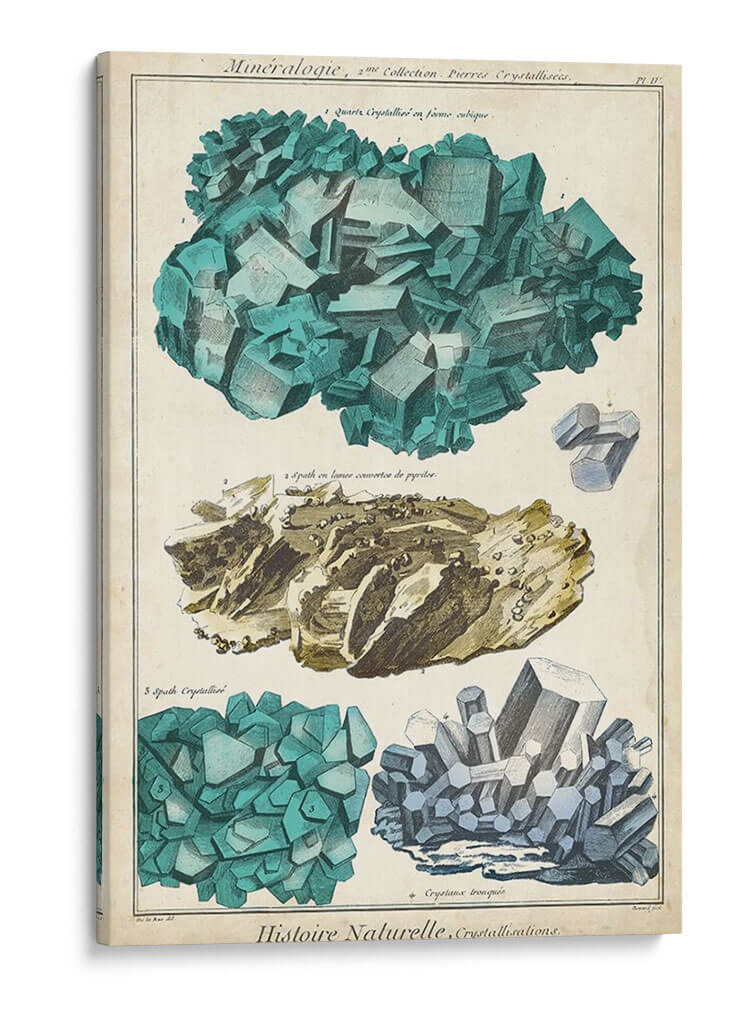 Mineralogie I - Vision Studio | Cuadro decorativo de Canvas Lab