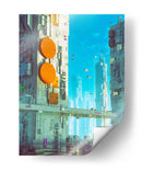 Ciudad futurística | Cuadro decorativo de Canvas Lab