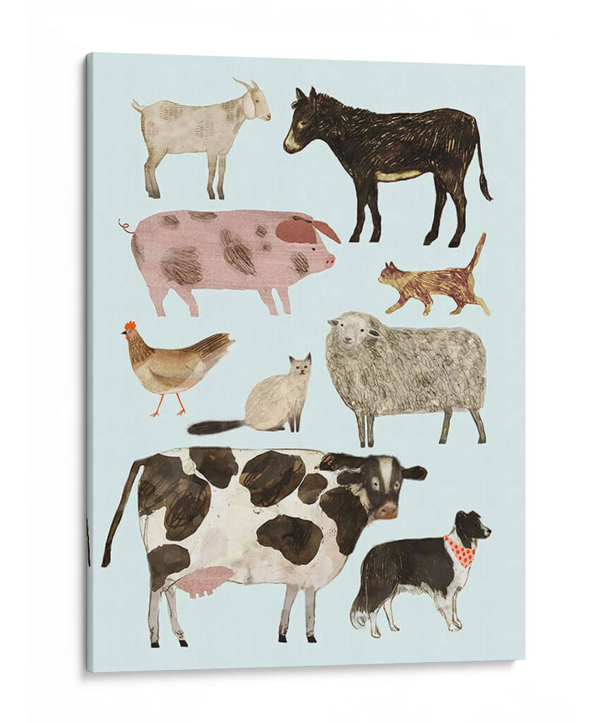 Buds Barnyard Ii - Victoria Borges | Cuadro decorativo de Canvas Lab