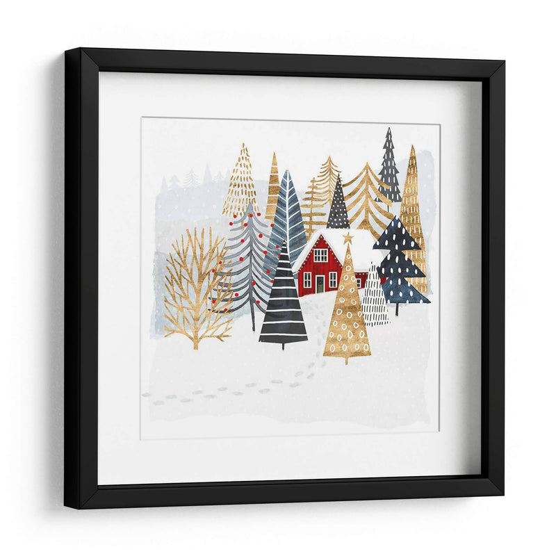 Chalet De Navidad I - Victoria Borges | Cuadro decorativo de Canvas Lab