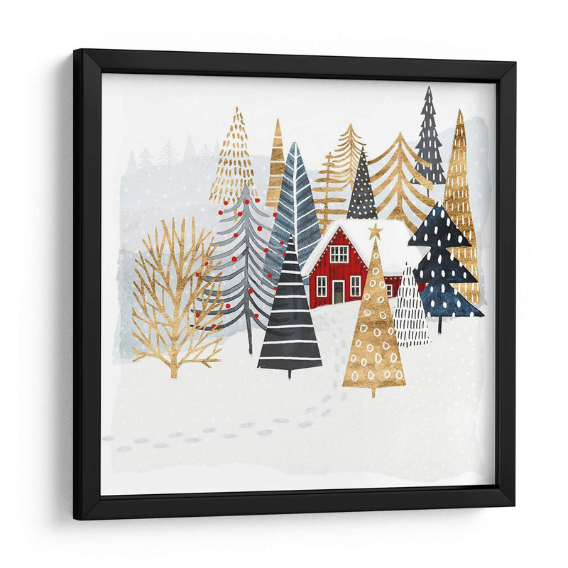 Chalet De Navidad I - Victoria Borges | Cuadro decorativo de Canvas Lab