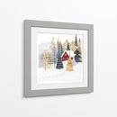 Chalet De Navidad I - Victoria Borges | Cuadro decorativo de Canvas Lab