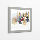 Chalet De Navidad I - Victoria Borges | Cuadro decorativo de Canvas Lab