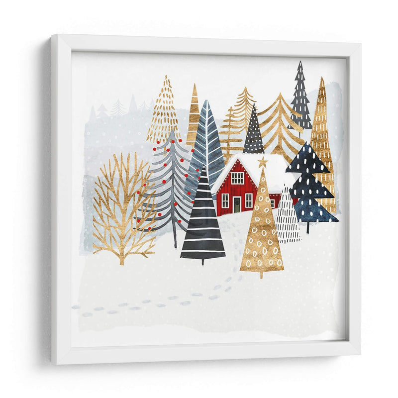 Chalet De Navidad I - Victoria Borges | Cuadro decorativo de Canvas Lab