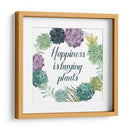 Planta Felicidad I - Grace Popp | Cuadro decorativo de Canvas Lab