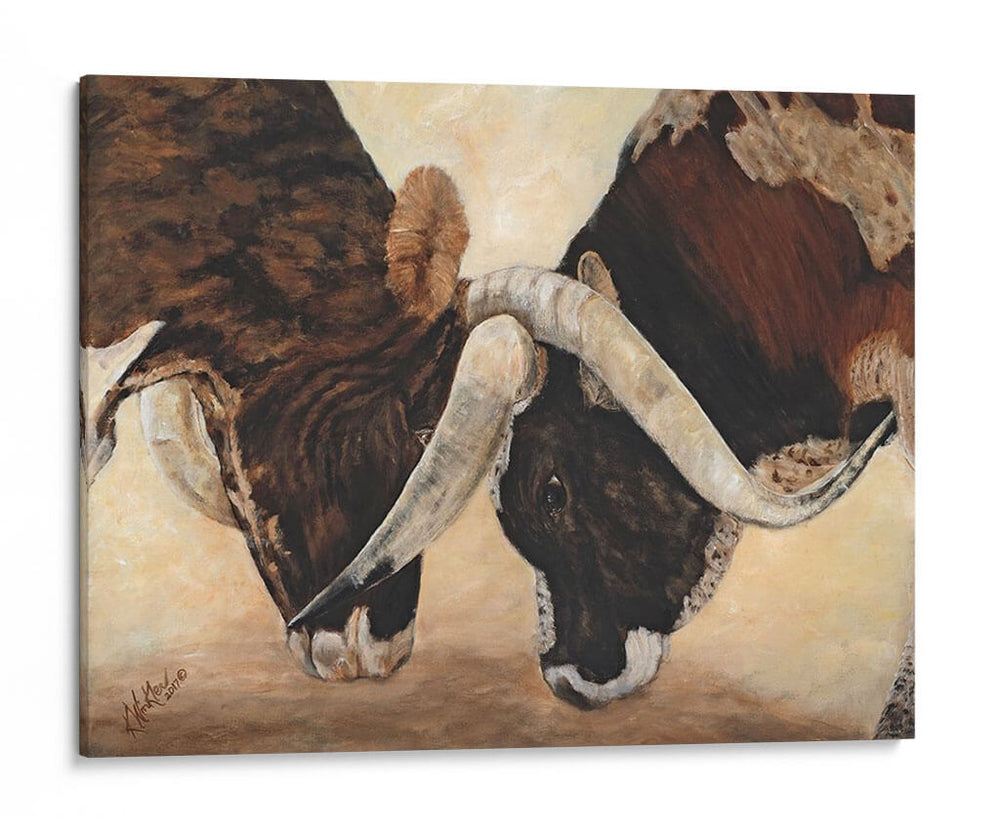 Gancho Em Horns I - Kathy Winkler | Cuadro decorativo de Canvas Lab
