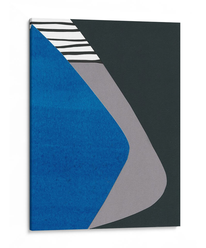 Memphis En Azul Ii - Renee W. Stramel | Cuadro decorativo de Canvas Lab