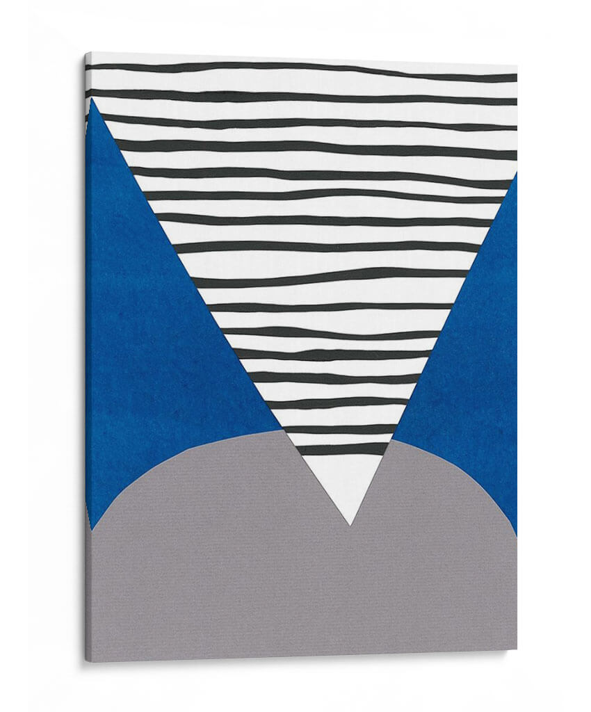 Memphis En Azul Iv - Renee W. Stramel | Cuadro decorativo de Canvas Lab