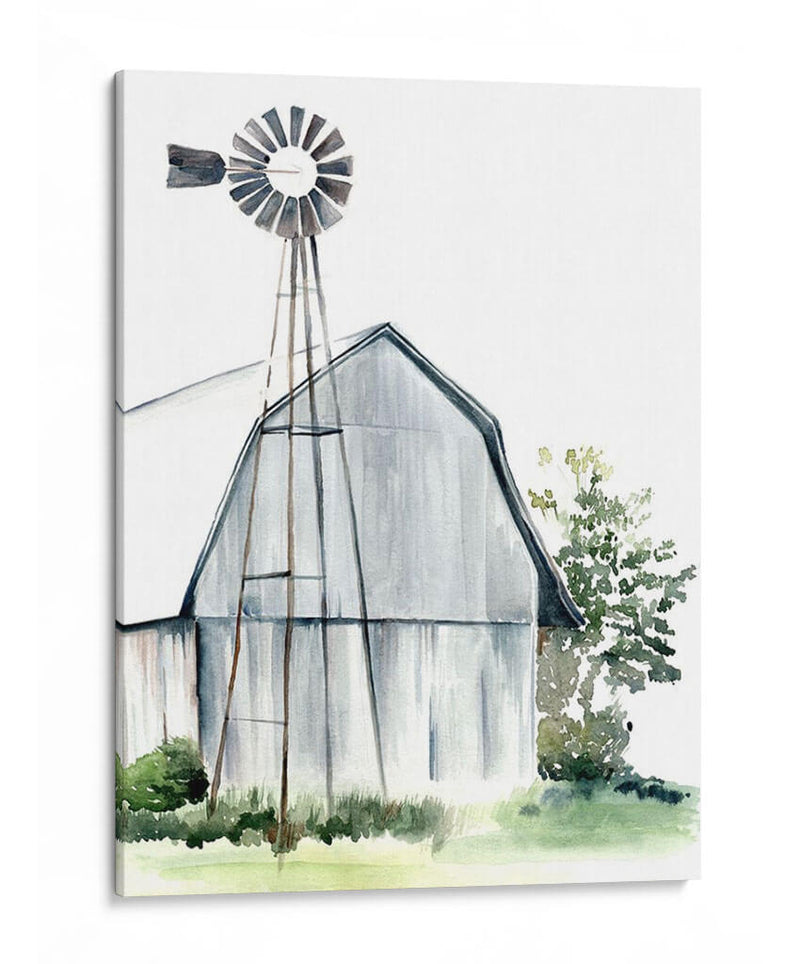 Barn Acuarela I - Jennifer Paxton Parker | Cuadro decorativo de Canvas Lab