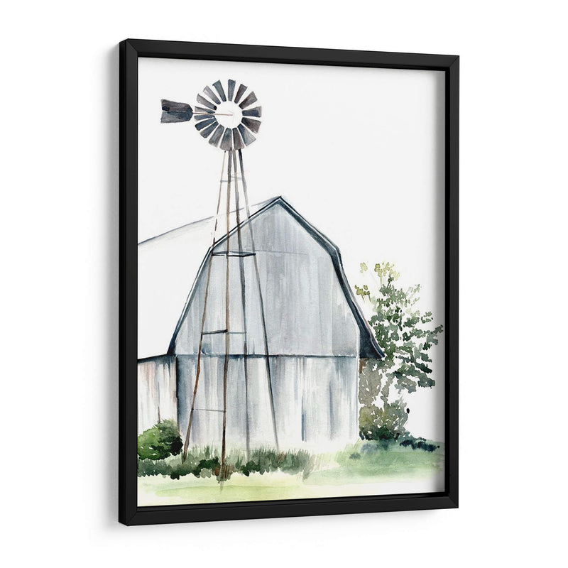 Barn Acuarela I - Jennifer Paxton Parker | Cuadro decorativo de Canvas Lab