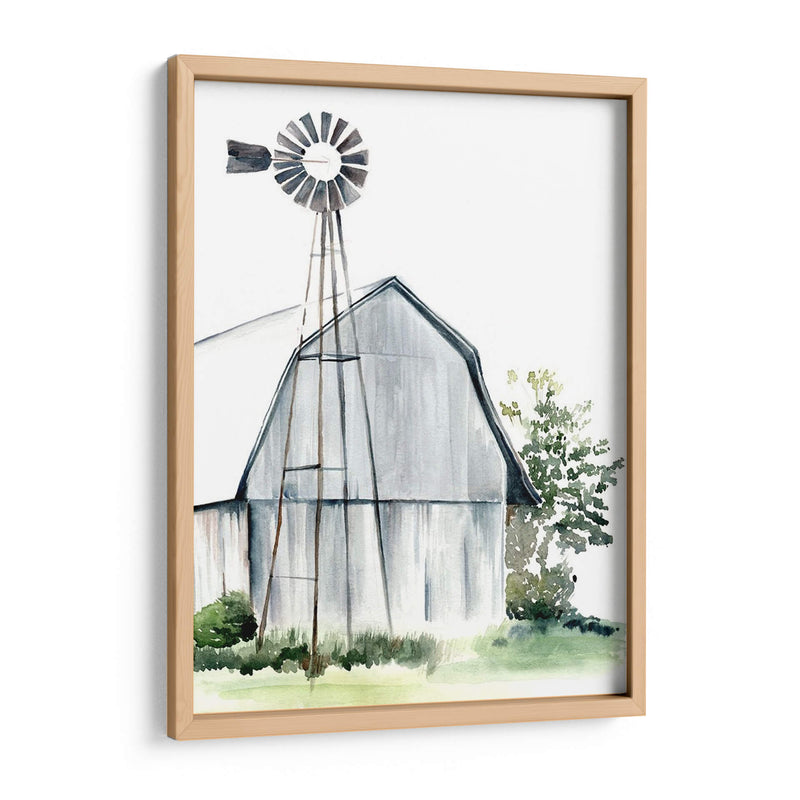 Barn Acuarela I - Jennifer Paxton Parker | Cuadro decorativo de Canvas Lab