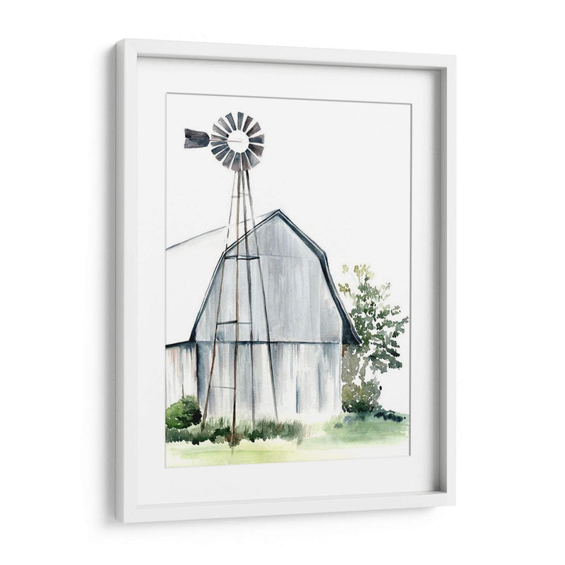 Barn Acuarela I - Jennifer Paxton Parker | Cuadro decorativo de Canvas Lab