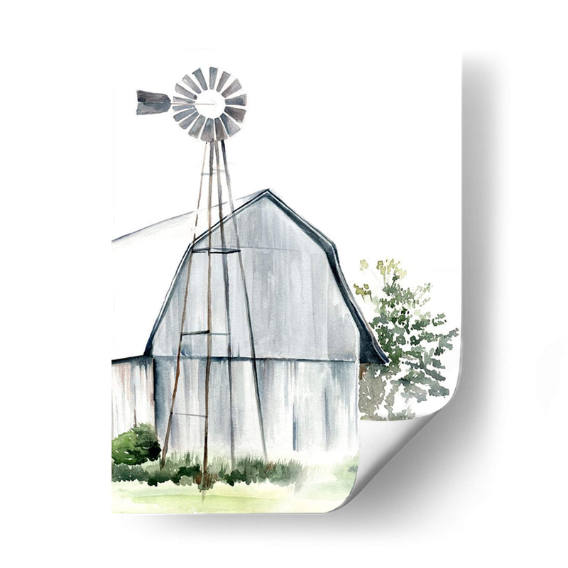 Barn Acuarela I - Jennifer Paxton Parker | Cuadro decorativo de Canvas Lab