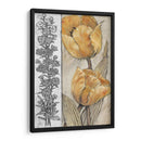 Tulipanes Ocres Y Grises Iv - Tim OToole | Cuadro decorativo de Canvas Lab