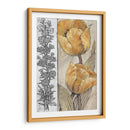 Tulipanes Ocres Y Grises Iv - Tim OToole | Cuadro decorativo de Canvas Lab