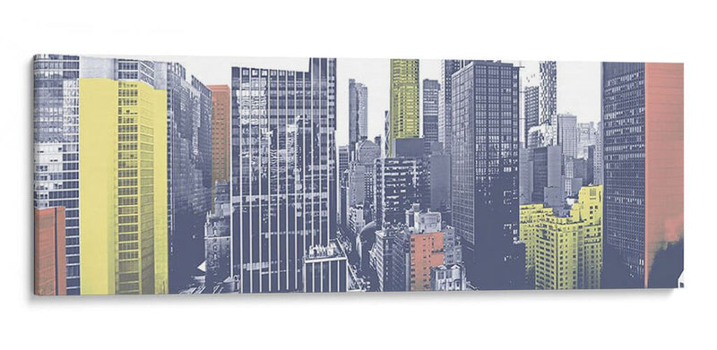 Panorama Pastel Nyc - Jeff Pica | Cuadro decorativo de Canvas Lab