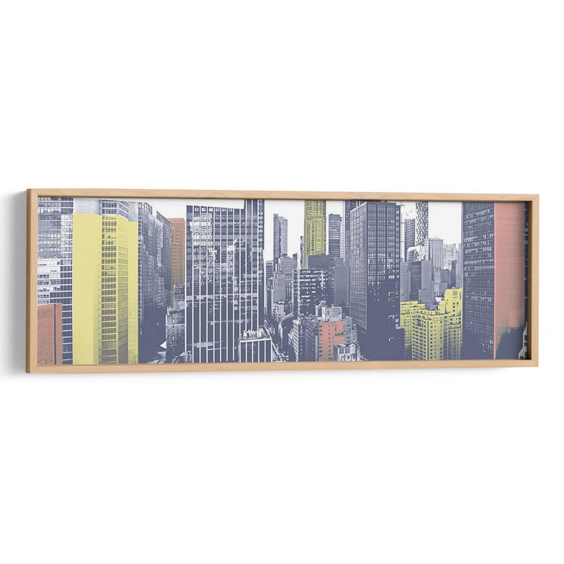 Panorama Pastel Nyc - Jeff Pica | Cuadro decorativo de Canvas Lab