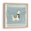 Invierno Maravilla Llama I - June Erica Vess | Cuadro decorativo de Canvas Lab