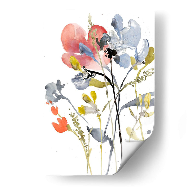 Capa De Flores I - Jennifer Goldberger | Cuadro decorativo de Canvas Lab