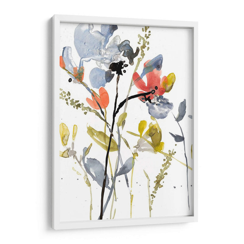 Superposición De Flores Ii - Jennifer Goldberger | Cuadro decorativo de Canvas Lab